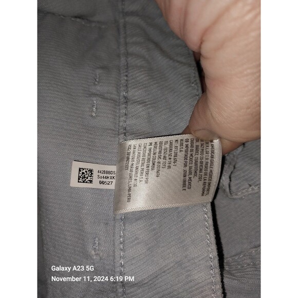 American Eagle Blue Corduroy Mini Skirt 16 - Picture 6 of 6